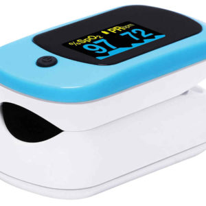 Emallcart ELKO EL560 FDA Approved Finger Tip Pulse Oximeter with Oxygen Saturation Pulse Rate & Perfusion Index Blue