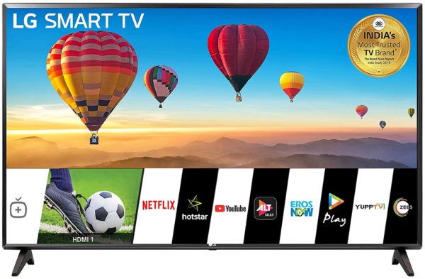 LG 80 cm 32 Inches HD Ready Smart LED TV 32LM560BPTC Dark Iron Gray 2019 Model Emallcart