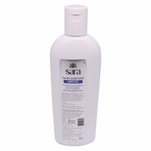 SARA SOUL OF BEAUTY Instant Hand Sanitizer Germ Protection 70% Isopropyl Alcohol Sanitizing Gel Rinsefree Hand Rub Palm Cleanser with Moisturizing Benefits 200 ml