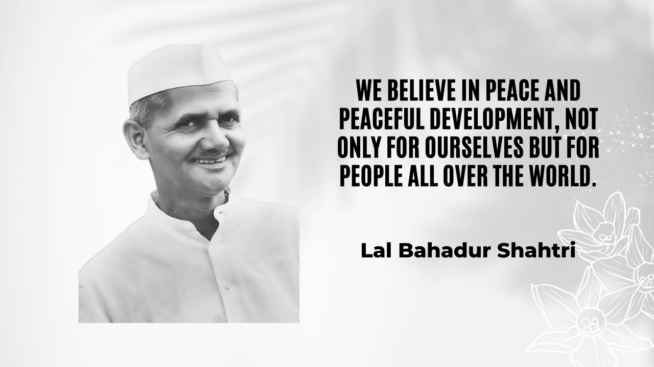 Celebrating Lal Bahadur Shastri Jayanti: Remembering the Leader of Simplicity and Peace