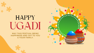 A family celebrating Ugadi with traditional rituals and Ugadi Pachadi